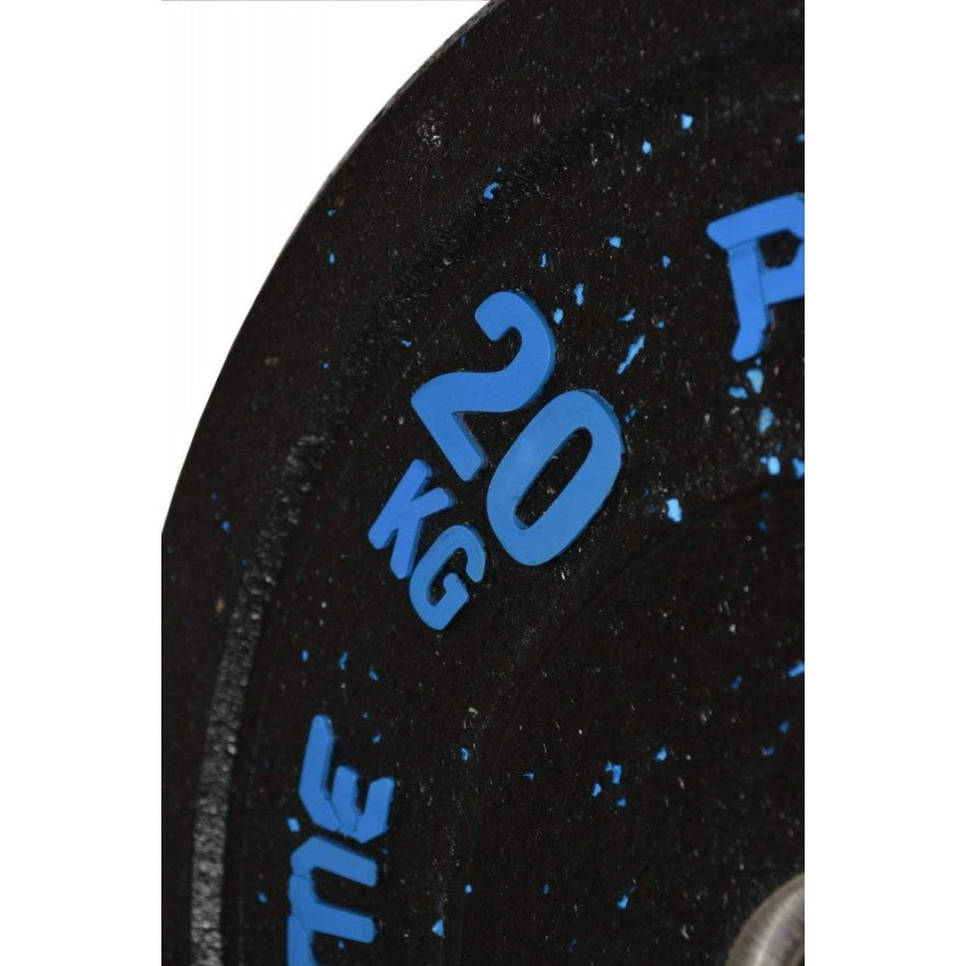 POWER-XTREME Hantelscheibe, Bumper Plate, Gummigranulat, 51mm