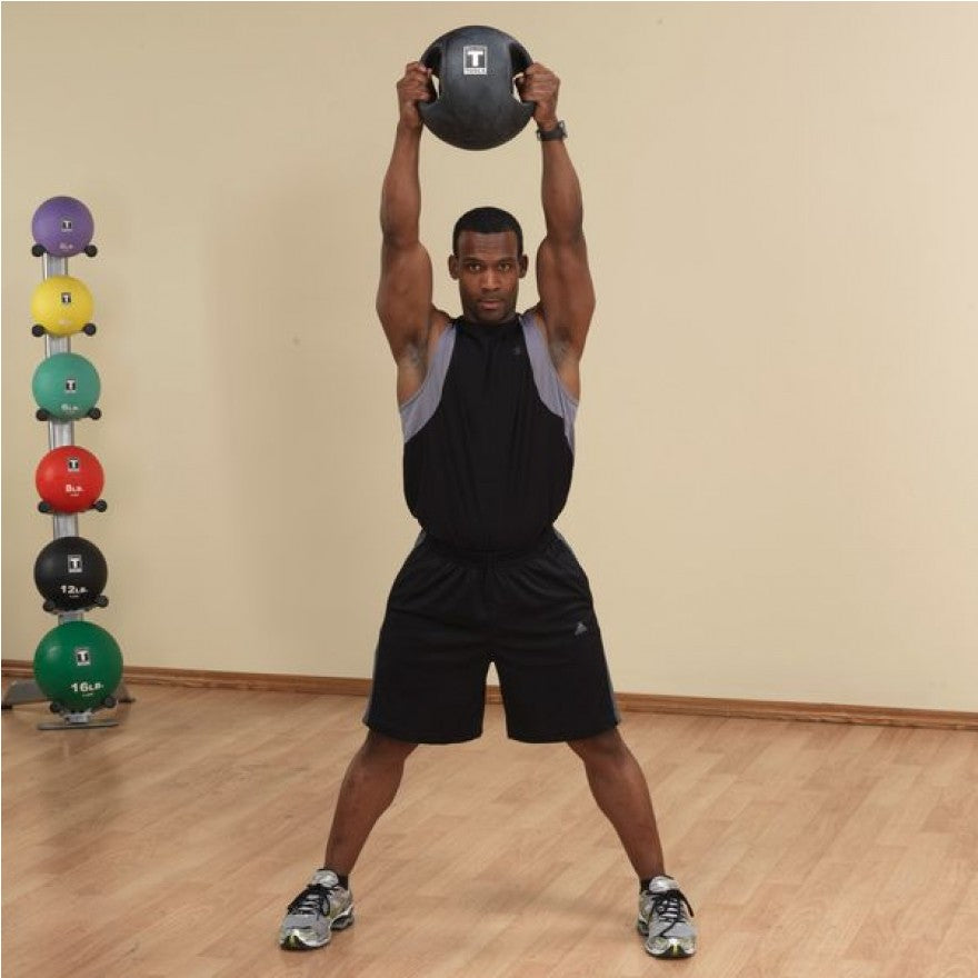 Body-Solid Medizinball mit Griffen