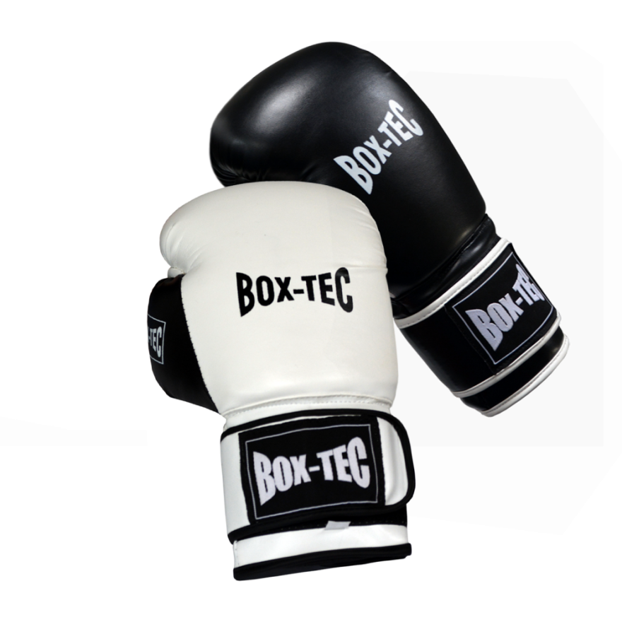 Box-Tec Boxhandschuhe "Black&White", PU