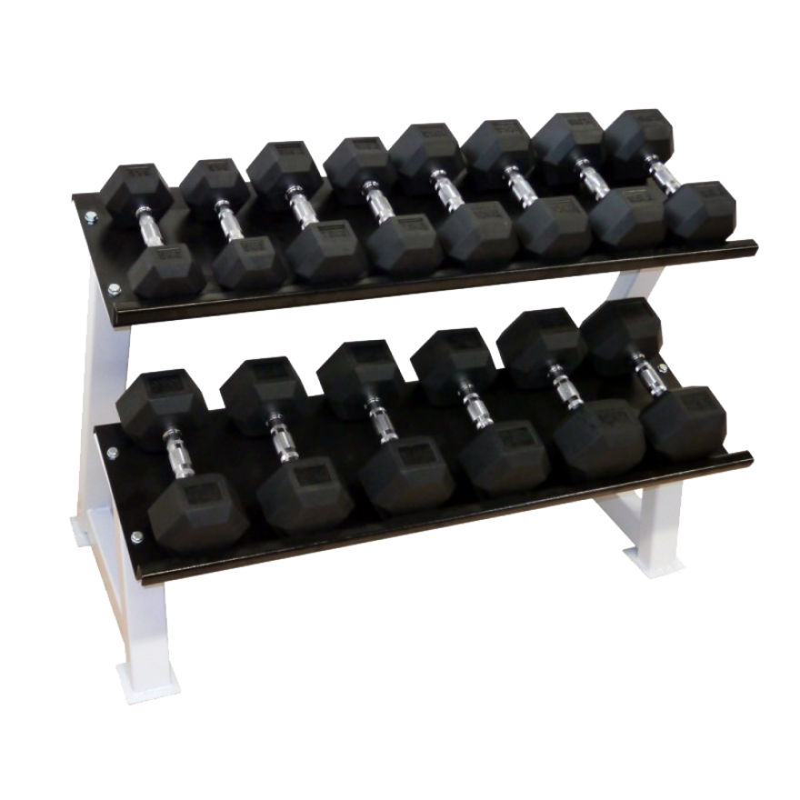 POWER-EXTREME Hex-Hantelsätze, gummiert, 2,5kg-Abstufung