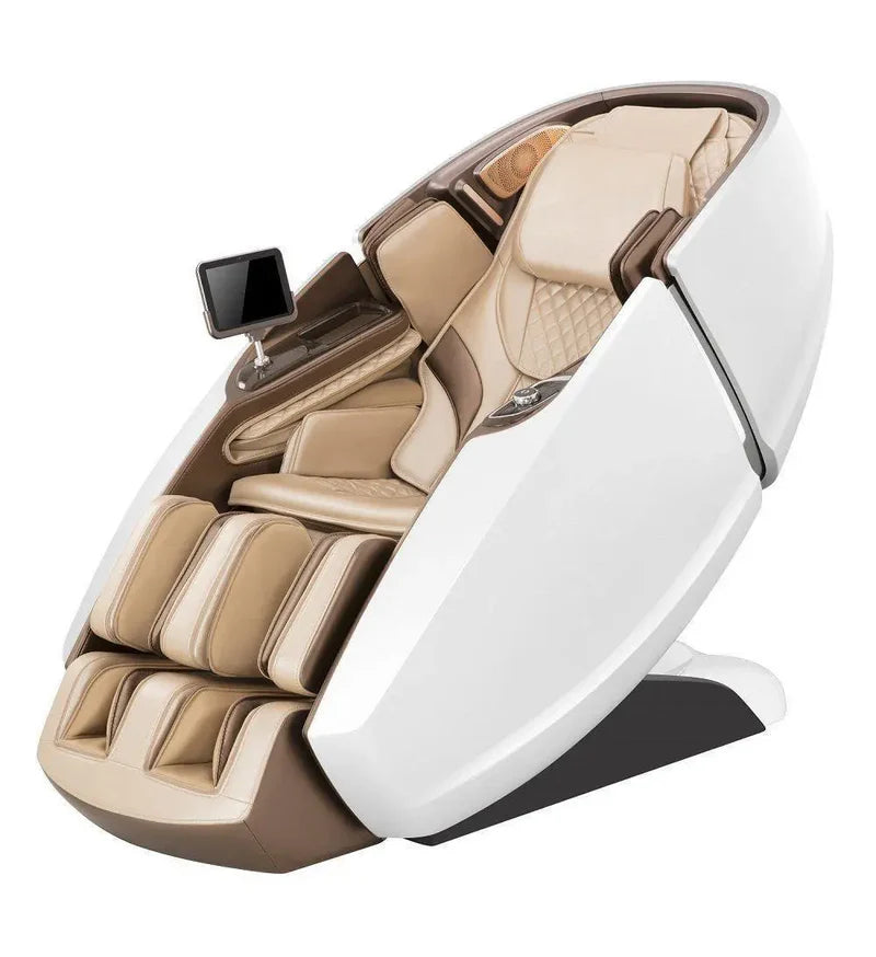 Massagesessel Naipo 8900, Naipo 4D High-End, Raumkapsel-Design, Integriertes Tablet, Zero Gravity