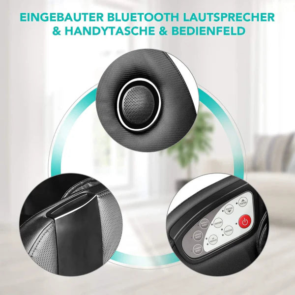 NAIPO Shiatsu Modernes Design, Lautsprecher, Bluetooth, Platzwunder
