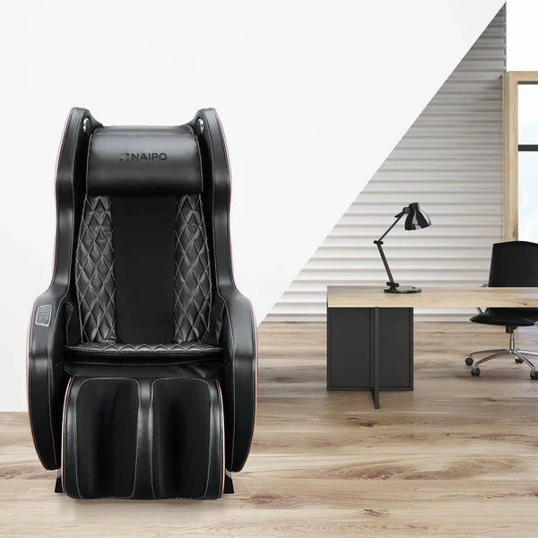 NAIPO Premium Massagesessel, Design-Award, Bluetooth, Liegefunktion, Space-Saving