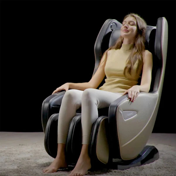 NAIPO Premium Massagesessel, Design-Award, Bluetooth, Liegefunktion, Space-Saving