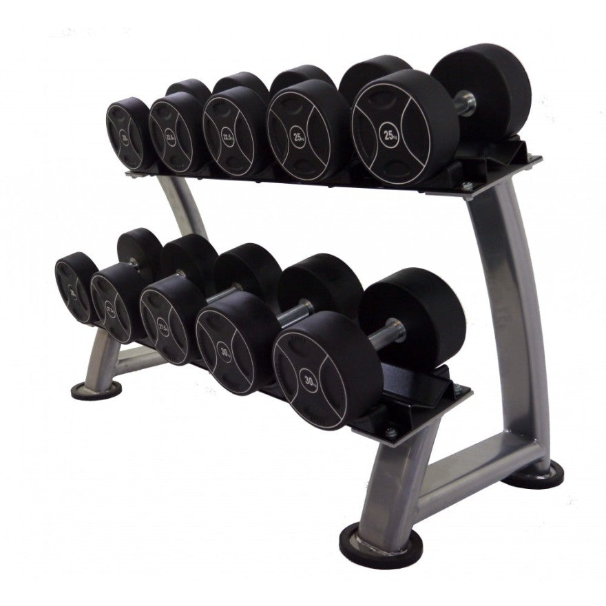 POWER-EXTREME Kompakthantelpaare, Polyurethan, 2kg-Abstufung