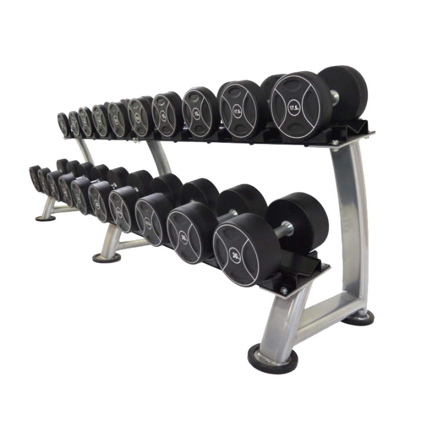 POWER-EXTREME Kompakthantelpaare, Polyurethan, 2,5kg-Abstufung