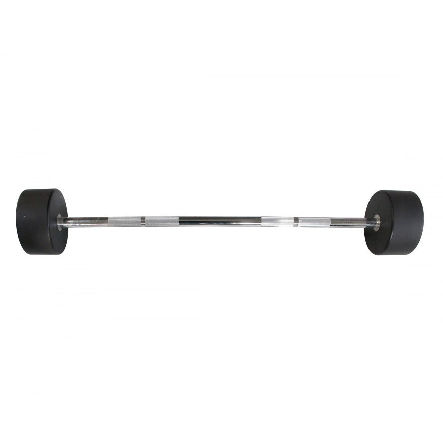 POWER-EXTREME Kompakt-Langhanteln, Polyurethan, 5kg-Abstufung