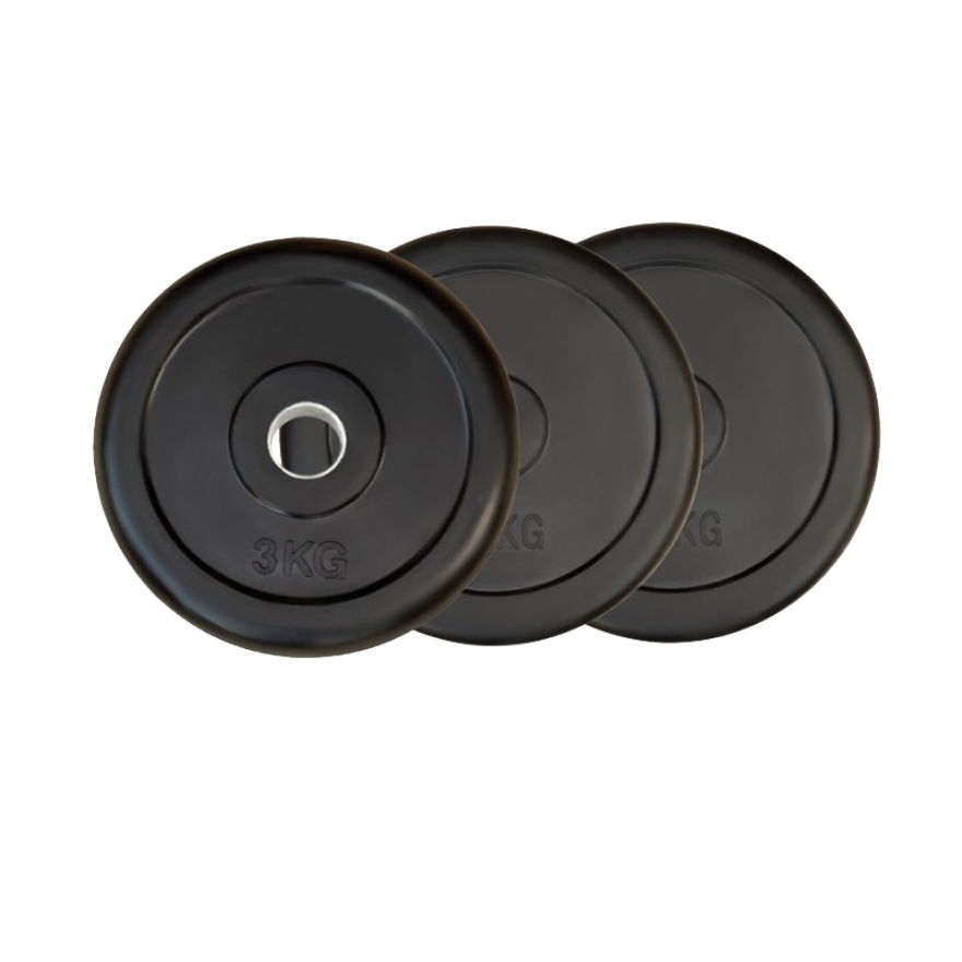 POWER-EXTREME Hantelscheibe, gummiert, 30mm