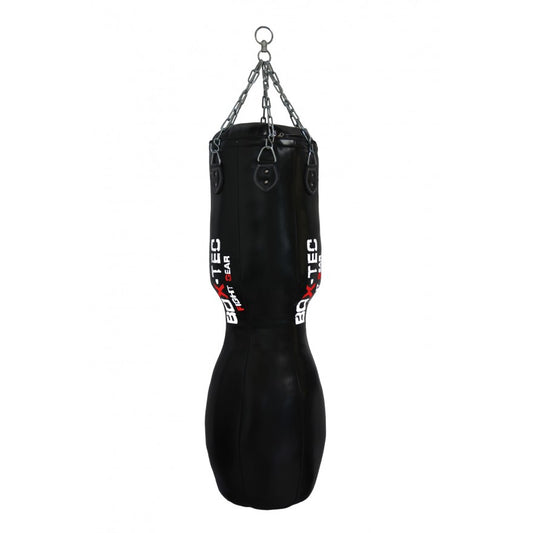 BOX-TEC 3in1 Boxsack, Uppercut, Bodybag, gefüllt, Black