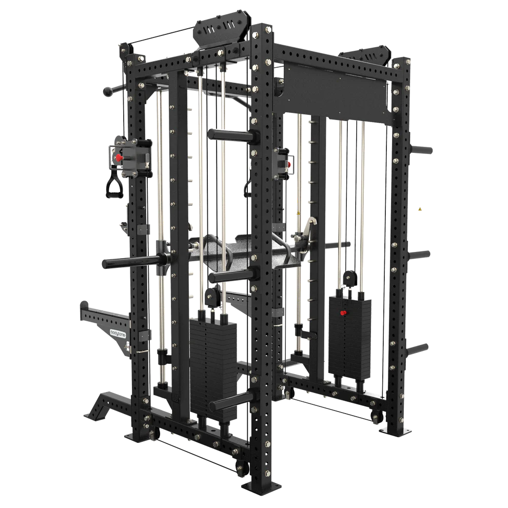 SRX100 MULTIFUNKTIONALER TRAINER MIT SMITHMASCHINE-Presse von Bodytone-Einführungspreis Germany