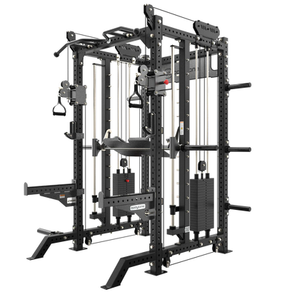 SRX100 MULTIFUNKTIONALER TRAINER MIT SMITHMASCHINE-Presse von Bodytone-Einführungspreis Germany