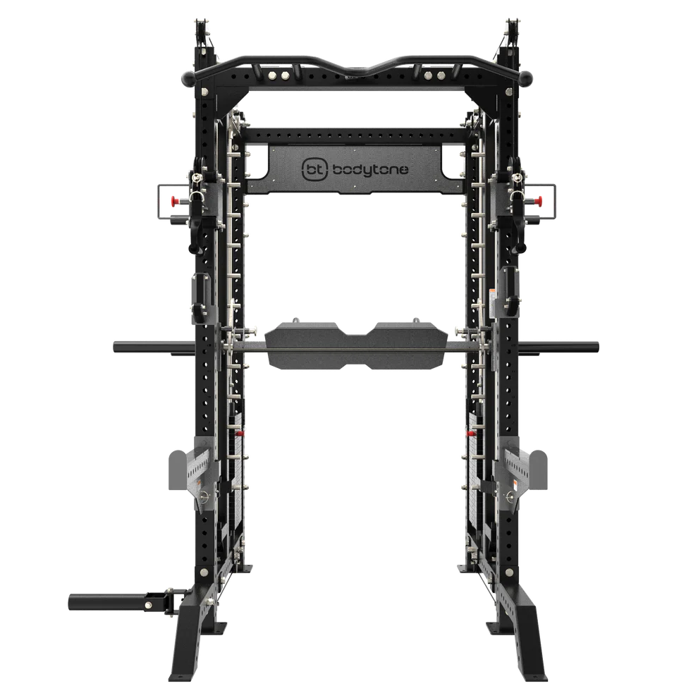 SRX100 MULTIFUNKTIONALER TRAINER MIT SMITHMASCHINE-Presse von Bodytone-Einführungspreis Germany