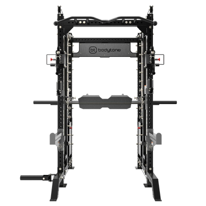 SRX100 MULTIFUNKTIONALER TRAINER MIT SMITHMASCHINE-Presse von Bodytone-Einführungspreis Germany