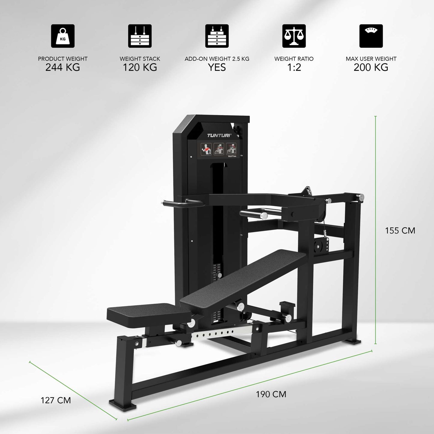 Tunturi Platinum Multi Press Kraftstation