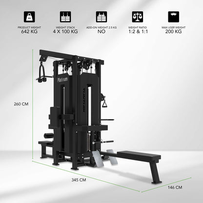 Tunturi Platinum - Multi Station/4 Stations