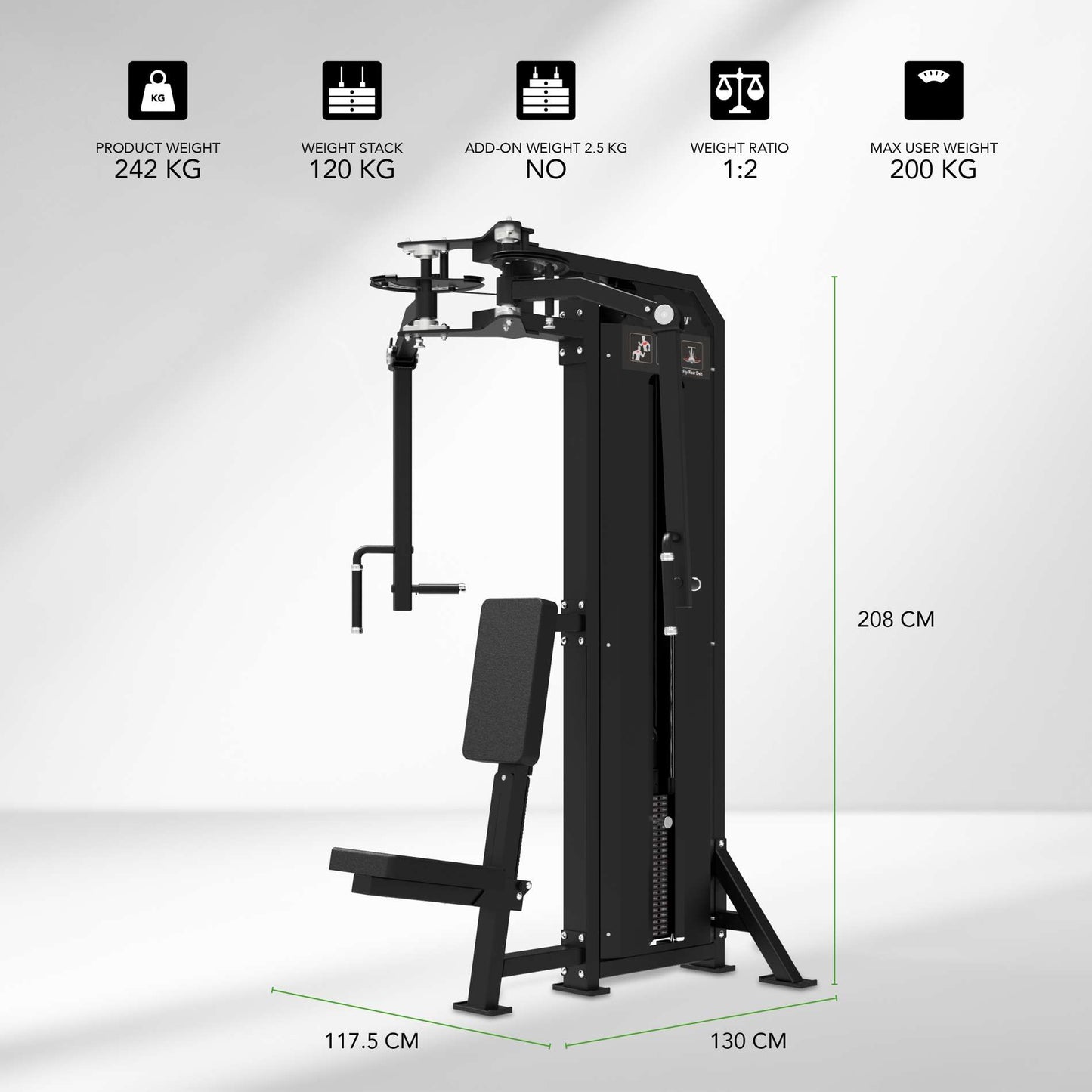 Tunturi Platinum Dual Pec Fly/Rear Delt