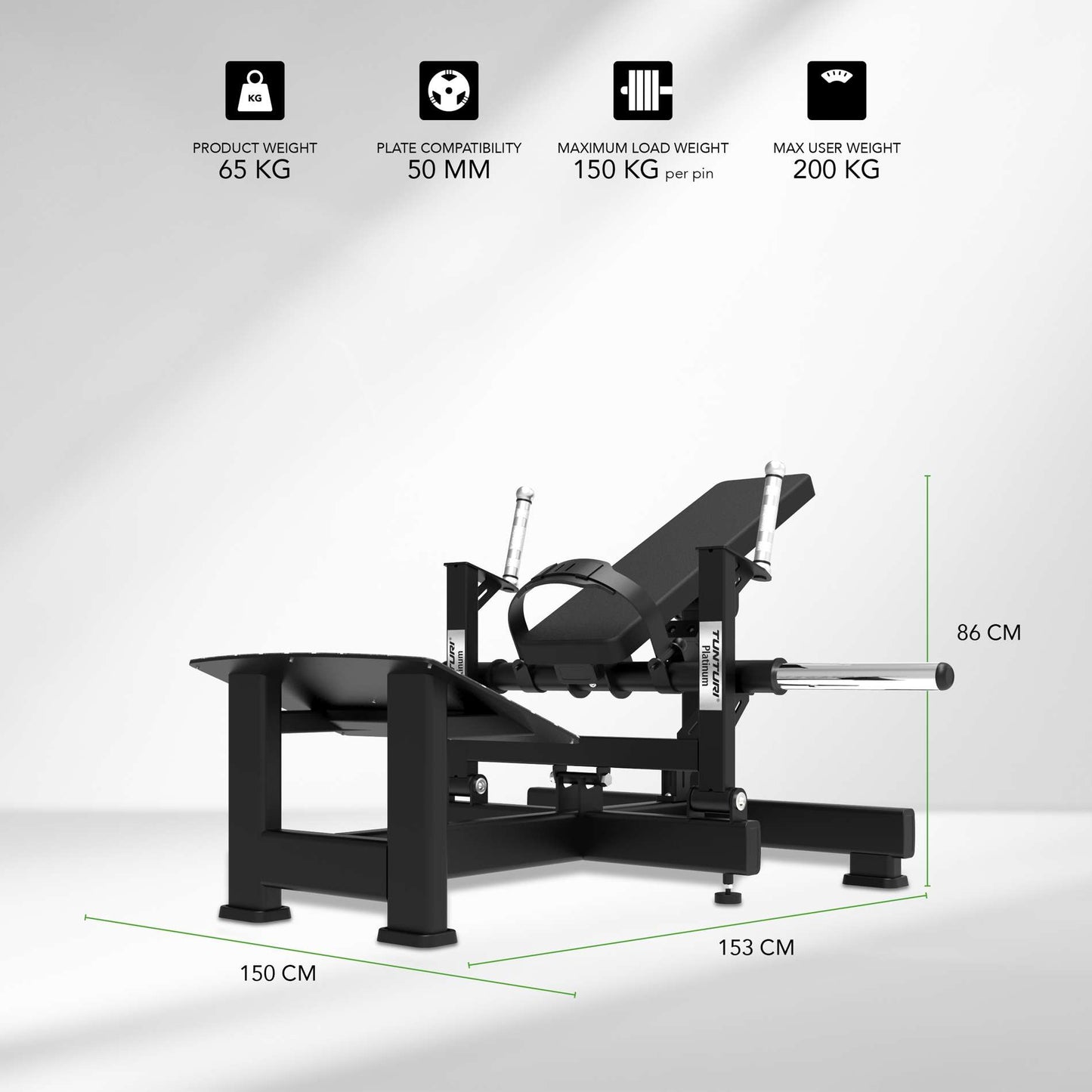 Tunturi Platinum Hip Thrust Kraftstation