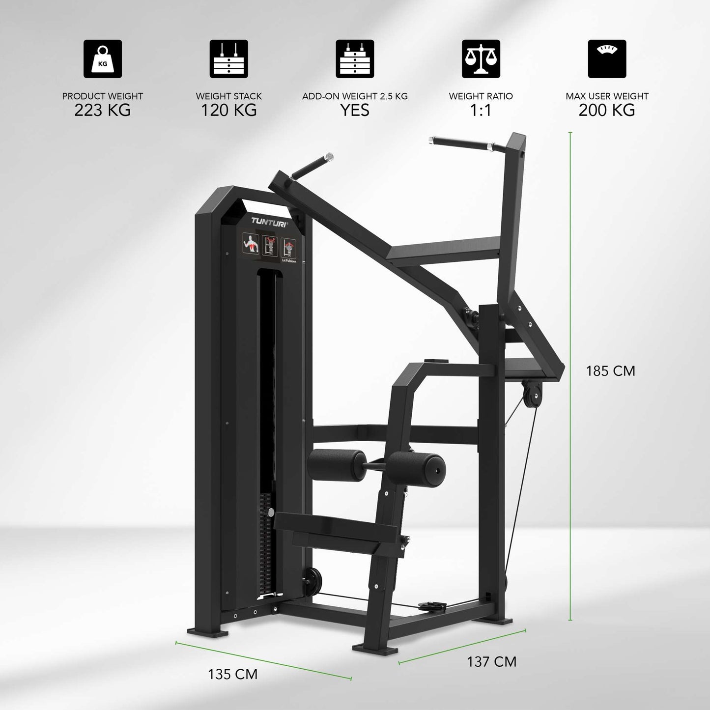 Tunturi Platinum - Lat Pulldown
