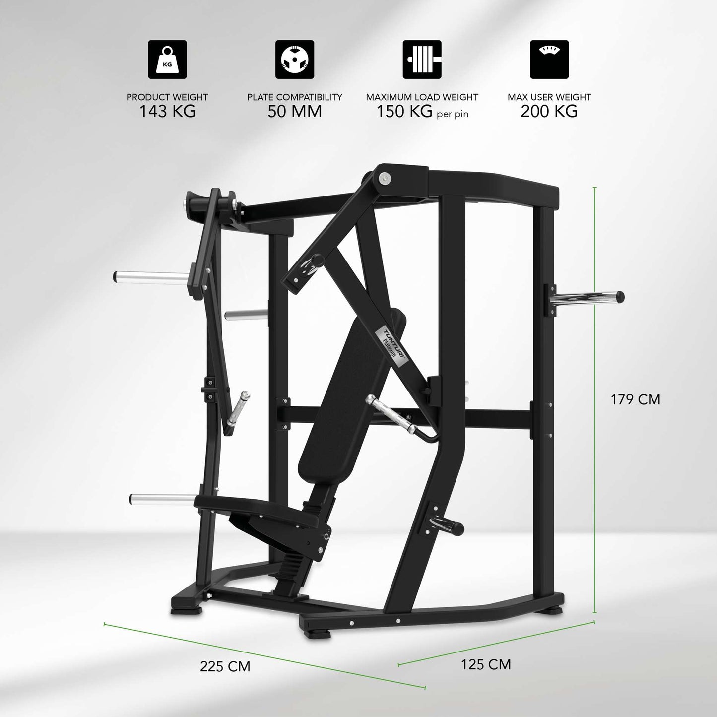 Tunturi Platinum Wide Chest Press Kraftstation
