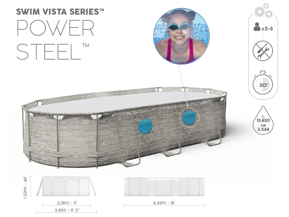 Bestway-Pool – mit Pumpe und Leiter
