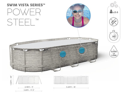 Bestway-Pool – mit Pumpe und Leiter
