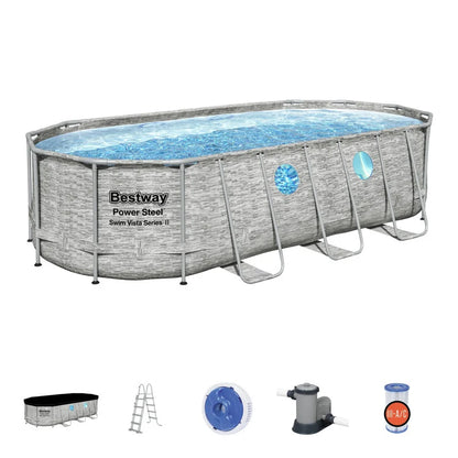 Bestway-Pool – mit Pumpe und Leiter